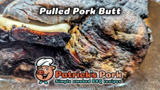 Smoked pork butt closeup